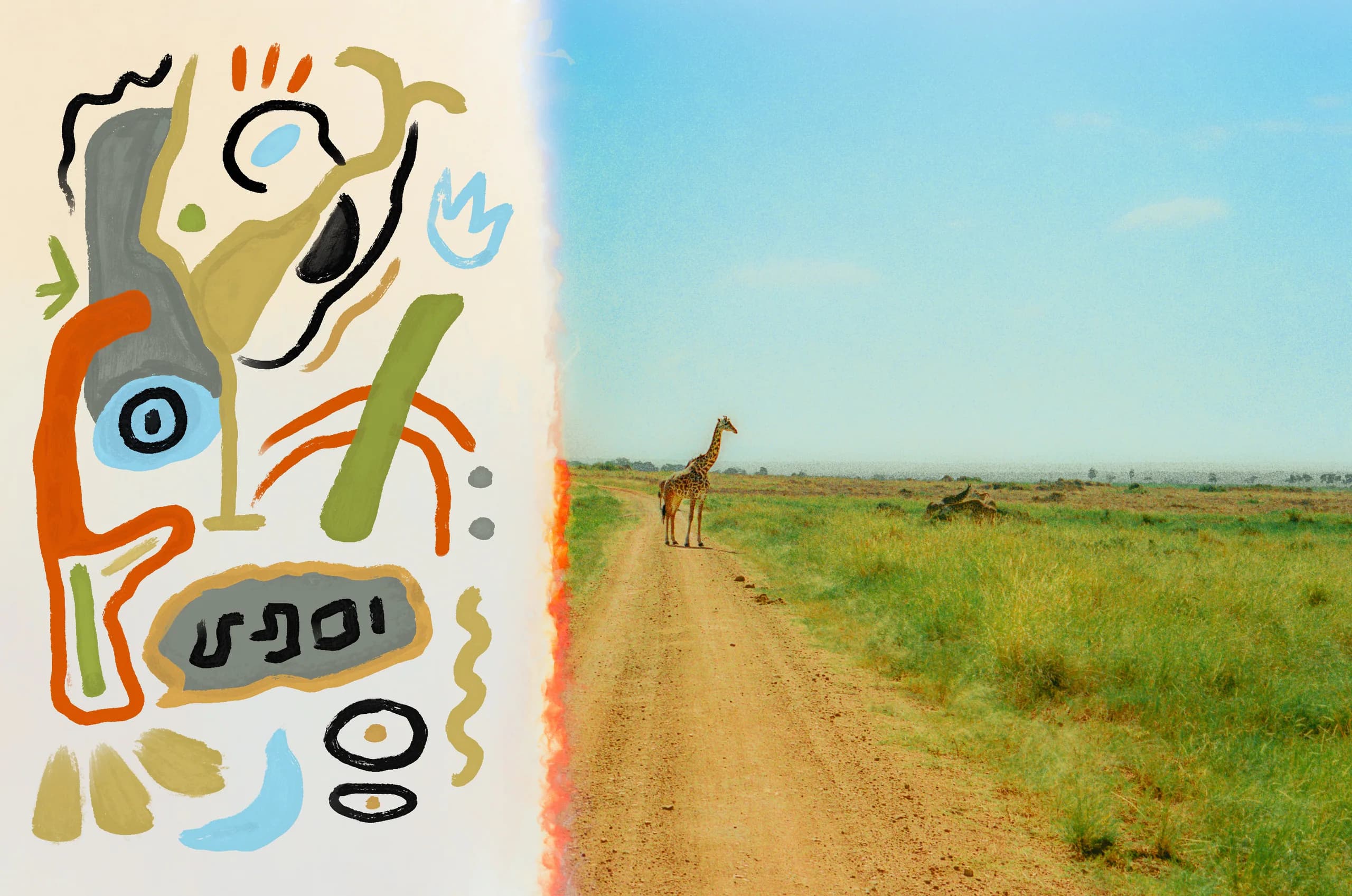 I'm Running Late There's a Giraffe Blocking My Way