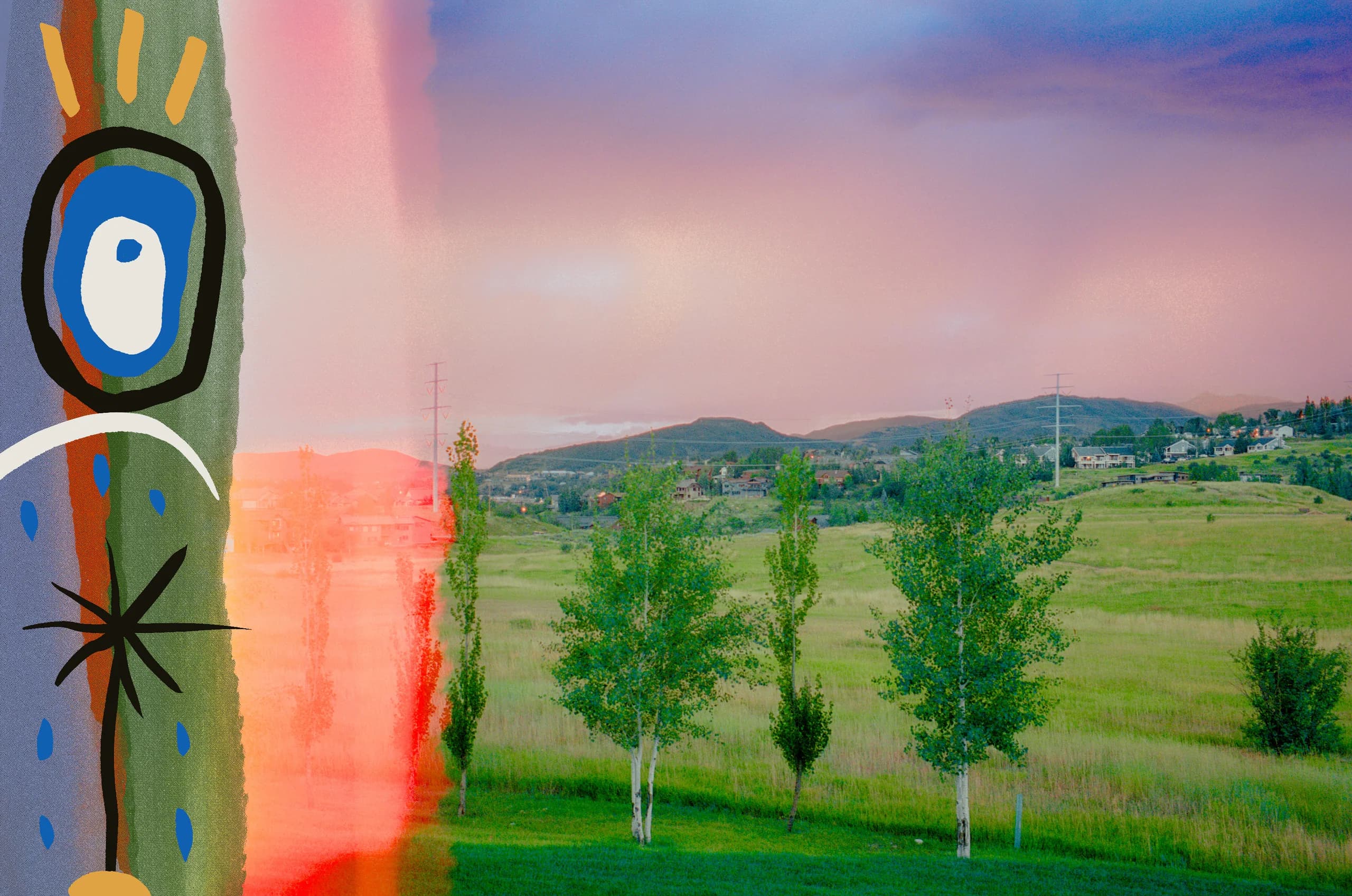 Line of Trees